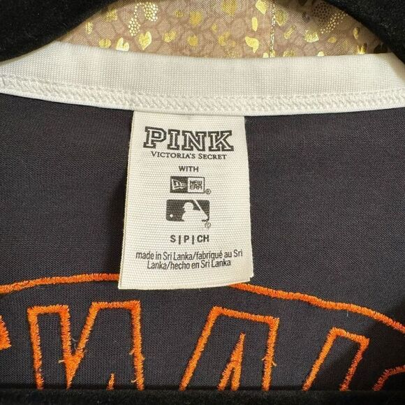 PINK Victorias Secret MLB SF Giants Lace Up Jersey Small - Picture 5 of 7